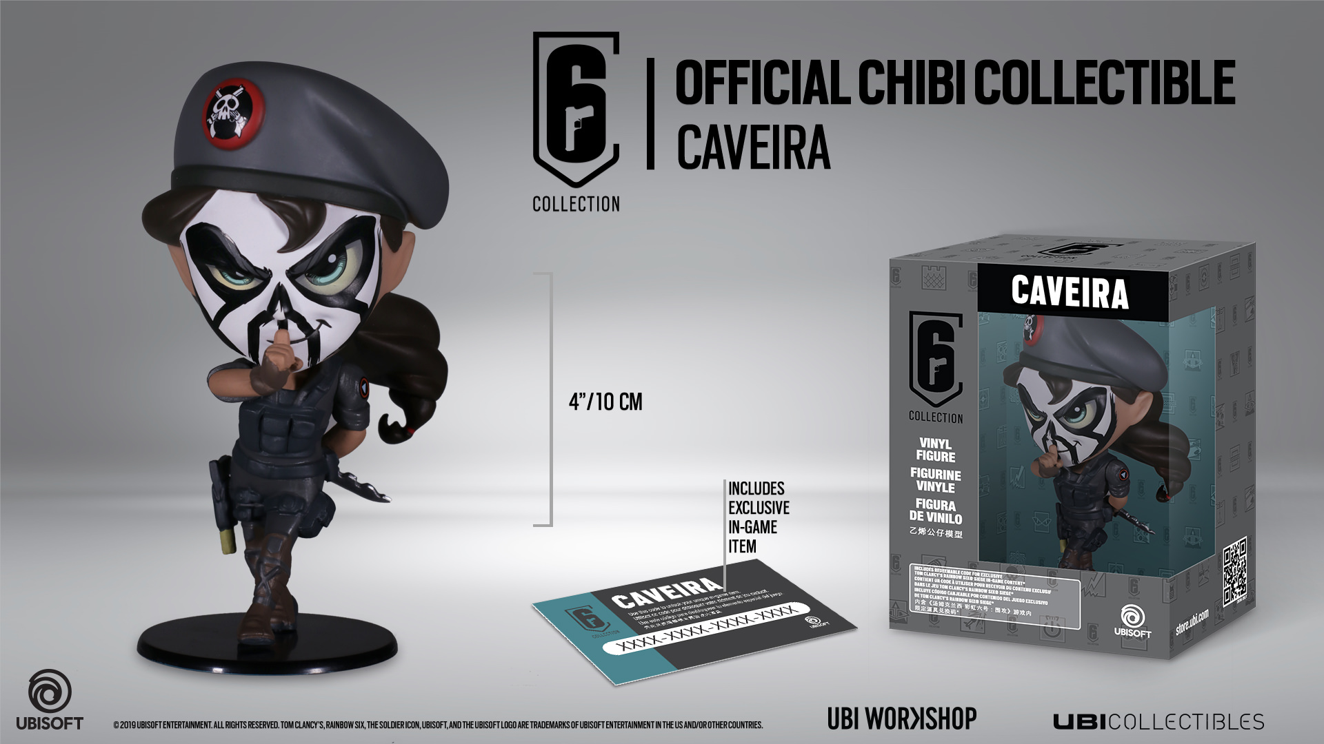 《虹彩六号:围攻行动》caveira 公仔