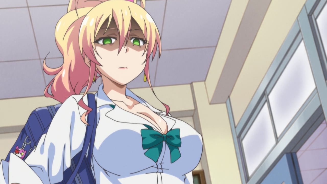 八女由佳奈(cv:长久友纪),讲话非常直接,用藐视的眼神看著正在地上捡