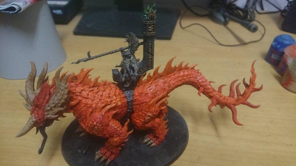 Warhammer Warhammer Age Of Sigmar Fyreslayer Magmadroth Nrwwdcr