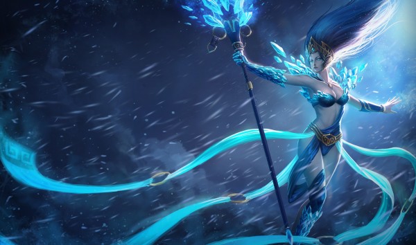珍娜新造型:霜之女王