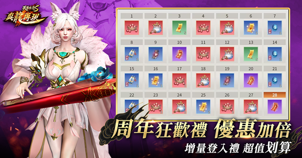 天子傳奇S：真龍再現》迎來遊戲一周年首次推出金色神話等級精魄變身與