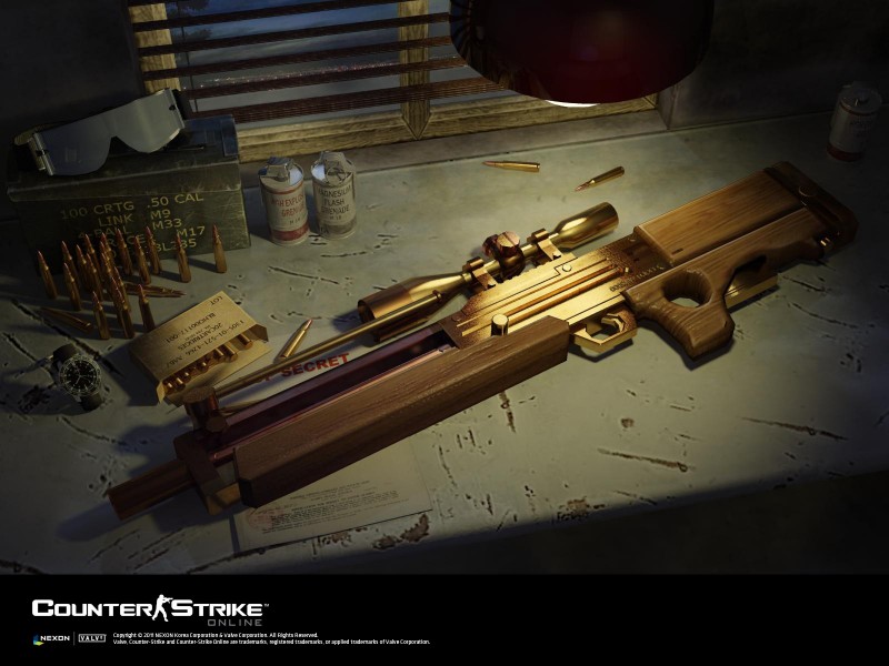 「黃金疾風獵鷹」是15 發 7.62mm子彈的Bull pup式連發狙擊槍,具有高傷害力和命中率連帶精緻的槍身炫耀著特優的性能