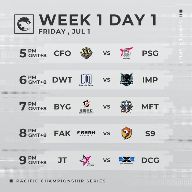 《英雄聯盟》PCS 夏季賽今日傍晚開打 首場由 CFO 對上春季冠軍 PSG《League of Legends》