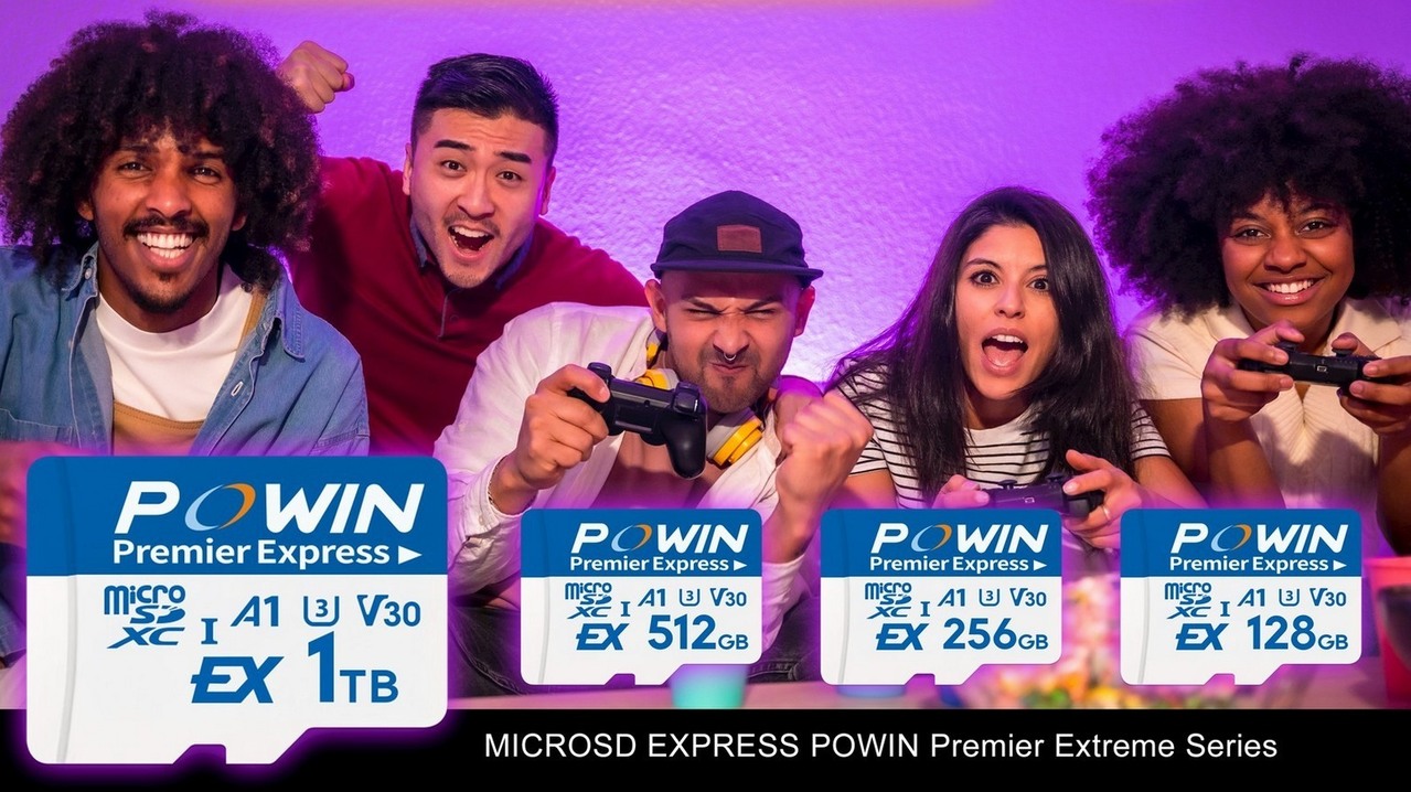 Powin microSD EXPRESS 记忆卡现正发售中 主打开启全新游戏体验