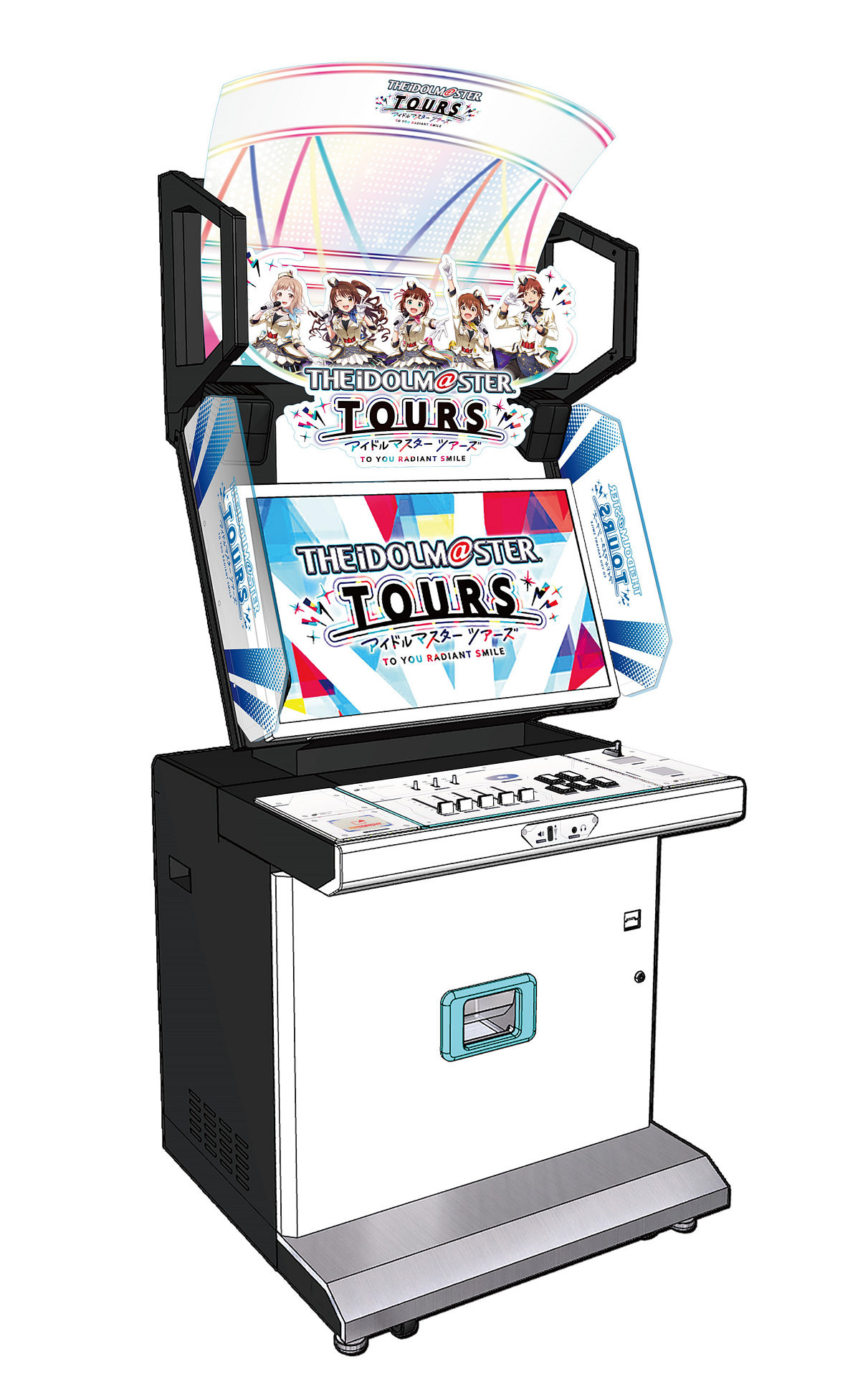 《偶像大师》系列大型电玩新作《TOURS》正式发表 机台搭载舞台演出专属输入介面插图