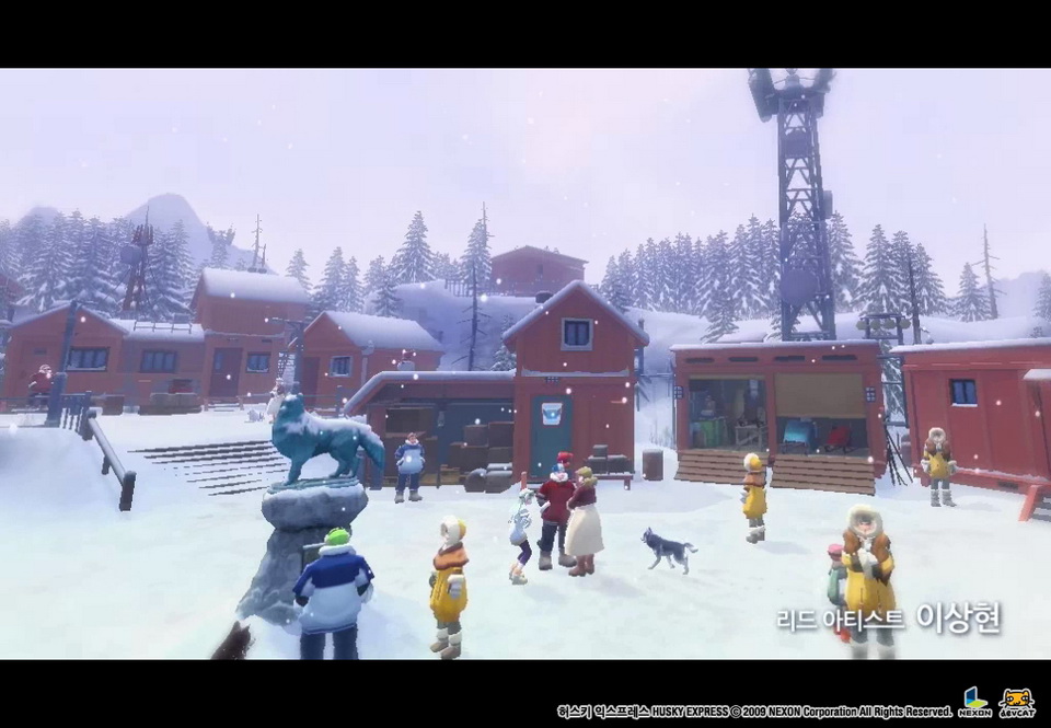 遊戲舞台是在一個終年下雪的極地世界