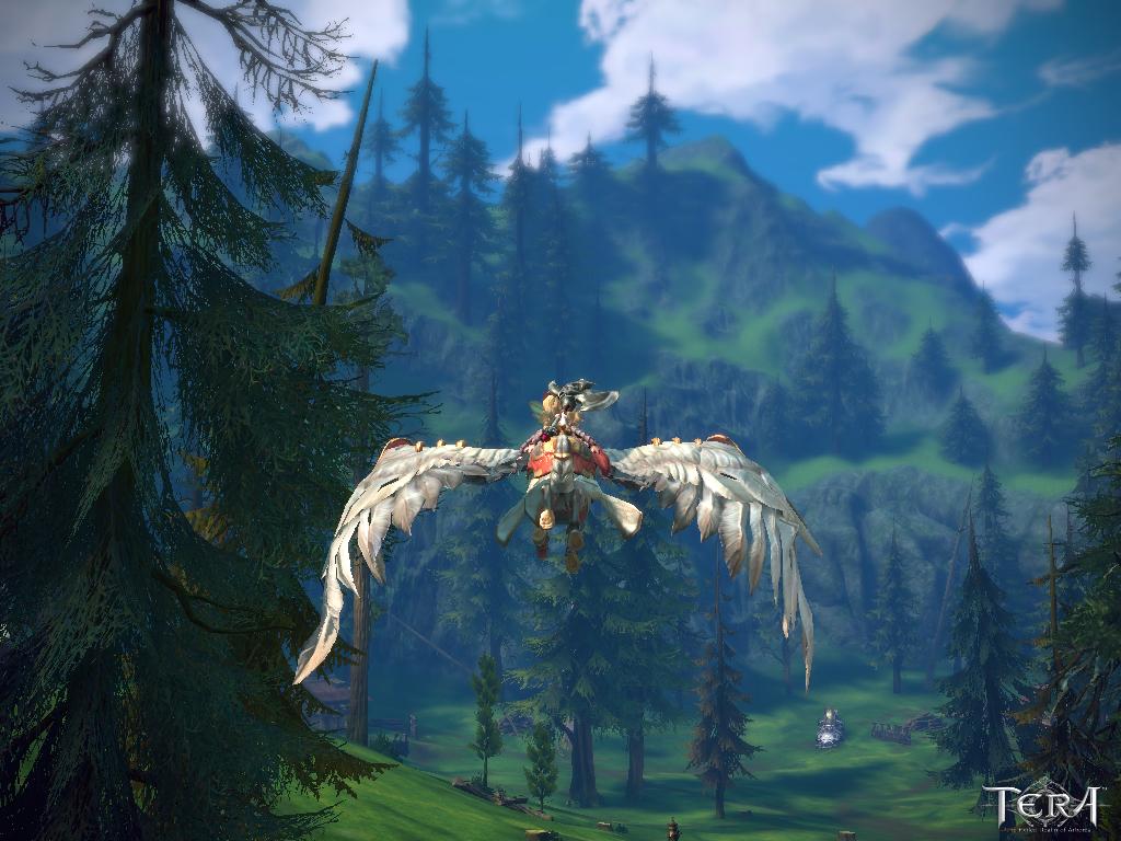 搭載飛馬時,是欣賞周圍景色的大好時機