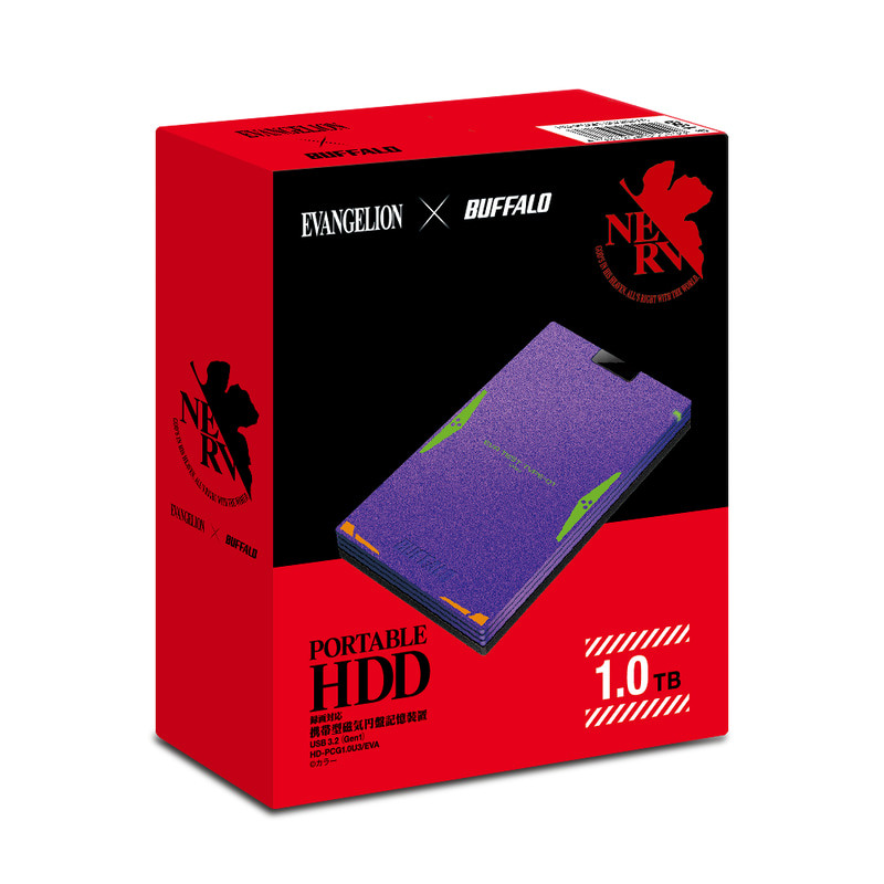 BUFFALO「外接式硬碟機 HD-PCG1.0U3 / EVA」 image