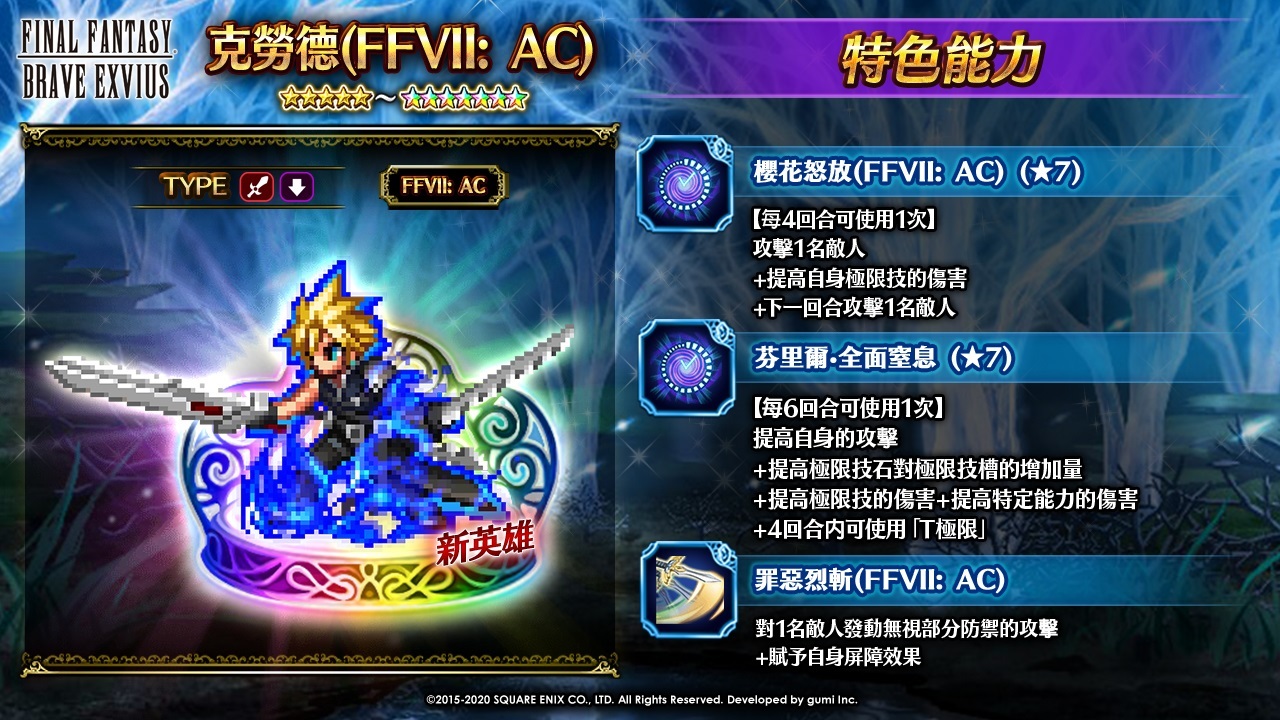 Ffbe X Ffvii Ac 聯合活動開跑克勞德 蒂法等人現身遊戲中 Final Fantasy Brave Exvius 巴哈姆特