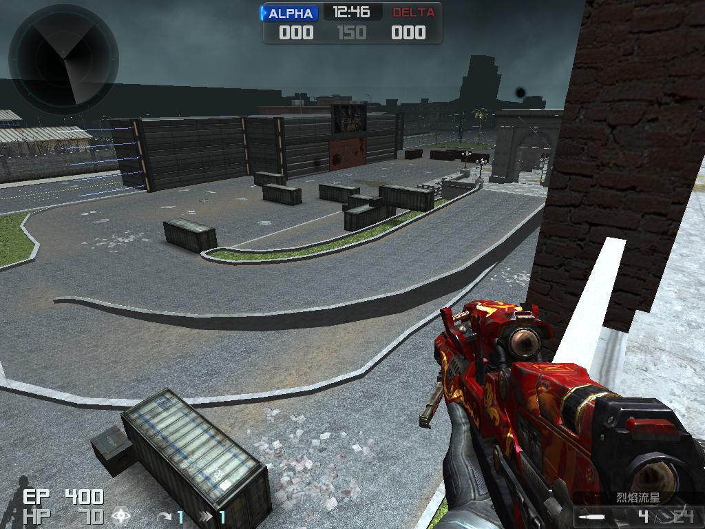 藏匿於三樓的狙擊手可俯視全場,一有風吹草動都可看得一清二楚