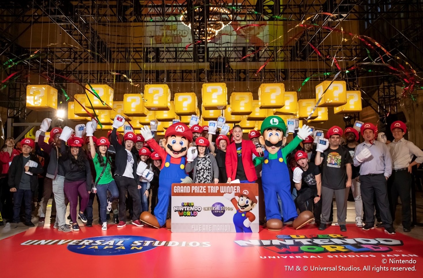 日本環球影城super Nintendo World 在紐約搶先舉行 敲磚塊 宣傳活動