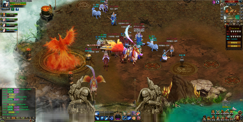 封測期間玩家組隊搶奪永恆之旗