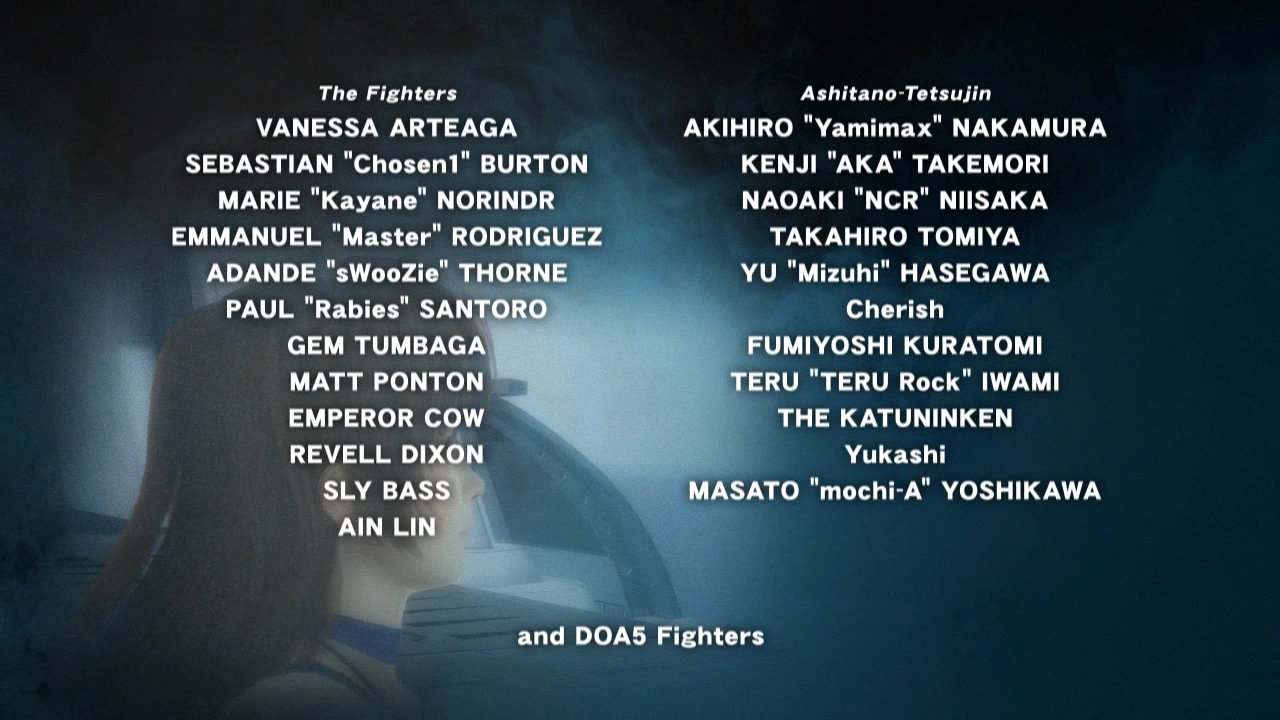 PC 版本《生死格鬥5 Last Round》 片尾名單出現台灣玩家名字《DEAD OR ALIVE 5 Last Round》 - 巴哈姆特