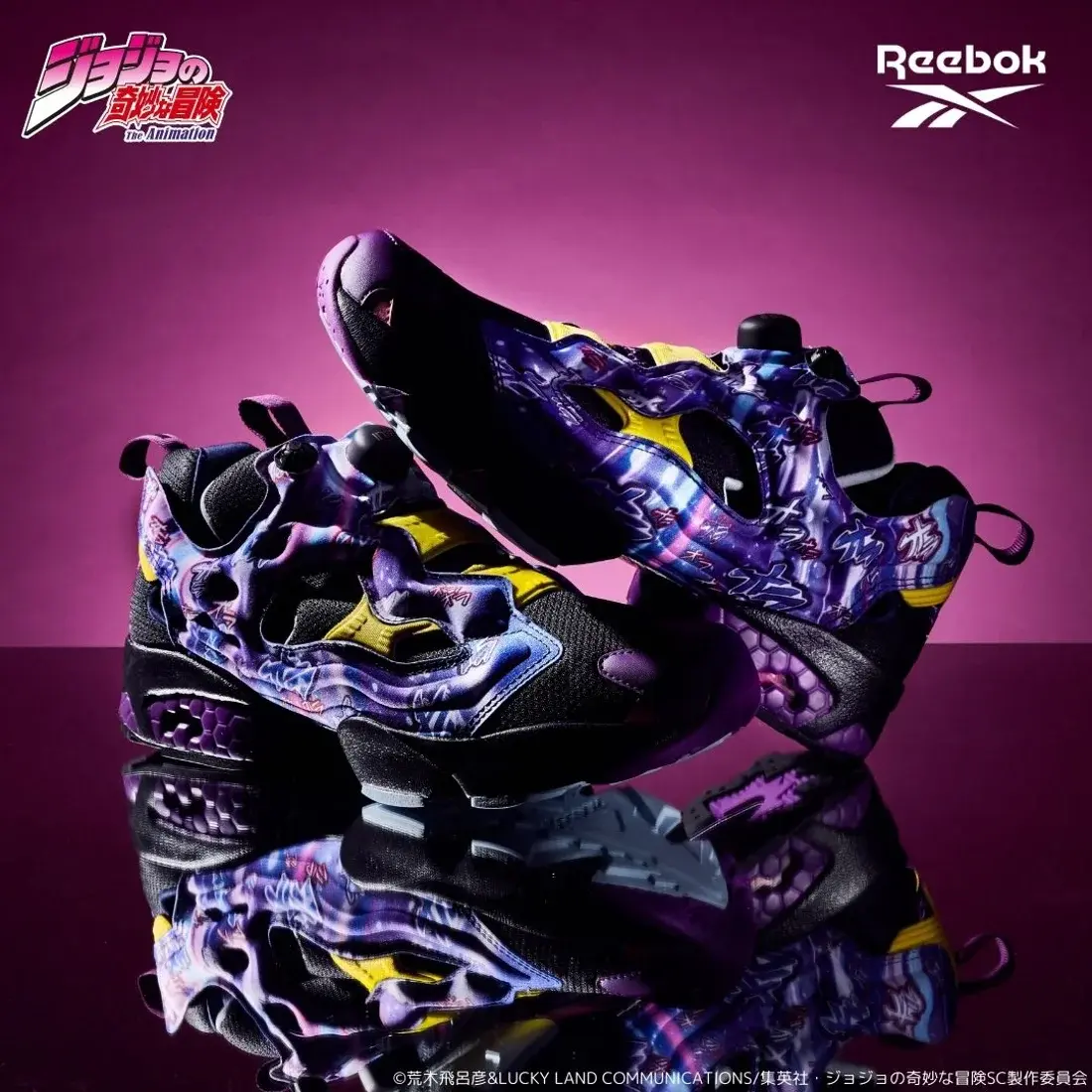 Reebok推出《JOJO 的奇妙冒險 星塵遠征軍》聯名鞋款