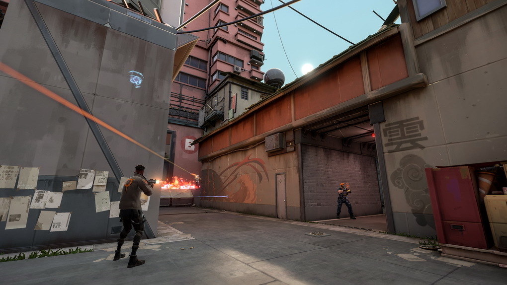 地圖的設計讓玩家可以很快的繞背偷襲 image