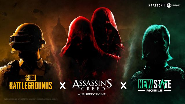 《絕地求生》《未來之役 MOBILE》將攜手《刺客教條》展開大規模聯名合作《PUBG：NEW STATE》