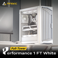 安鈦克 Performance 1 FT White 全塔式 E-ATX 模組化機殼