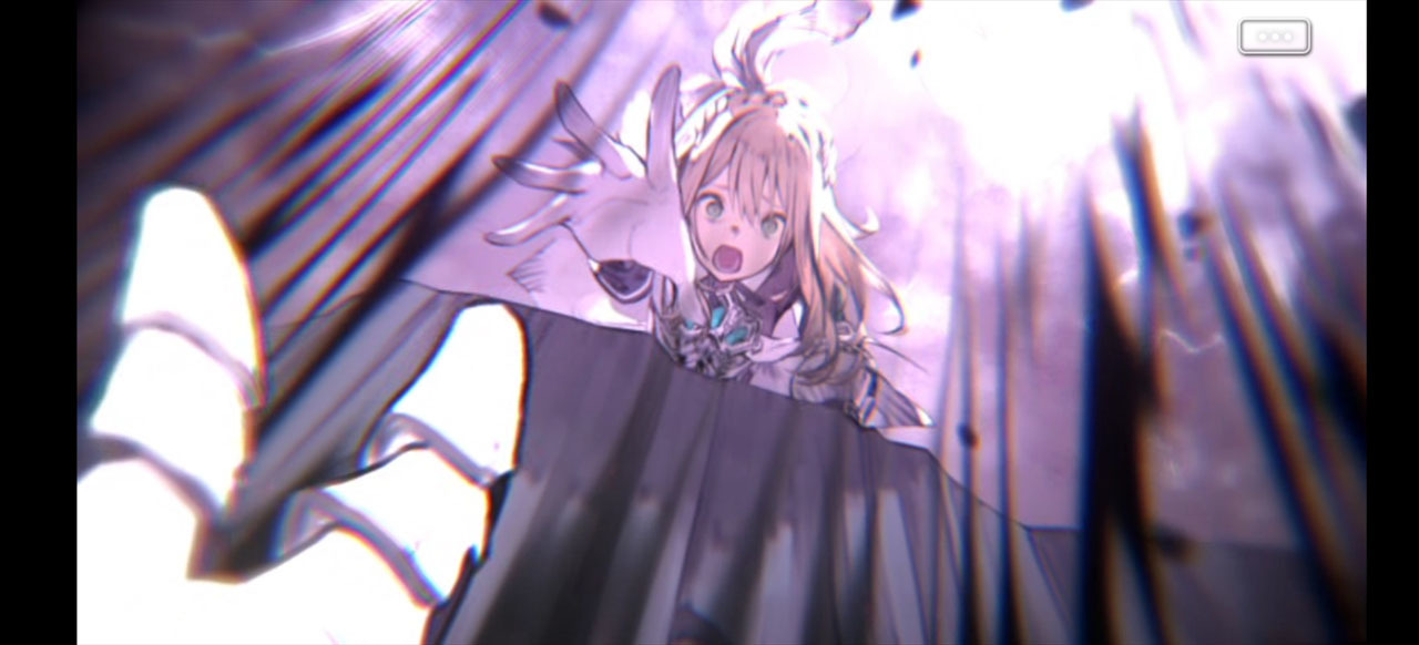 主人公初次上陣時,與部隊長菲奧雷托(ヴィオレット)共同行動,並遇見了其中 1 名女主角瑟菈。然而在慘烈的戰況下,他掉下了奈落深處 image