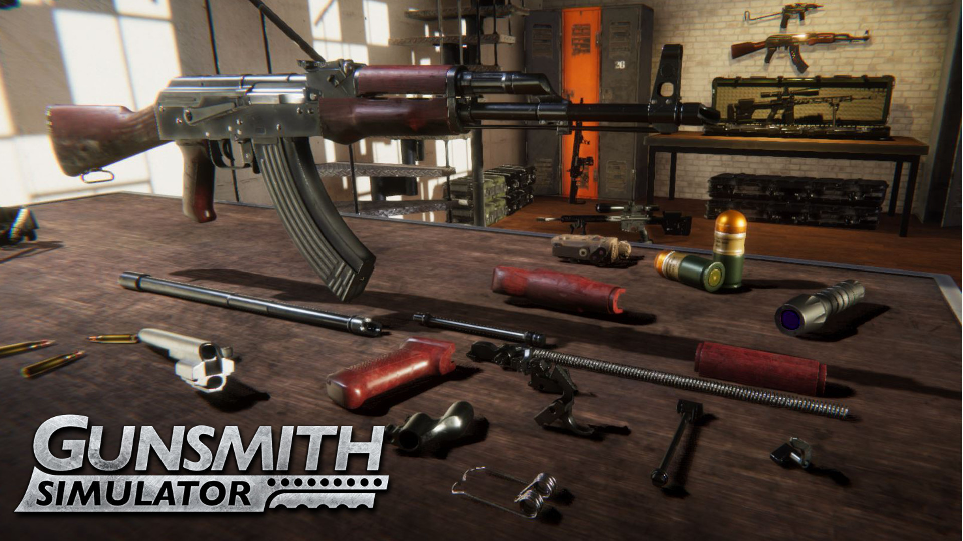 Игры про сборку. Gunsmith игра. Симулятор оружейника. Оружие из шутеров. Симулятор оружия на ПК.