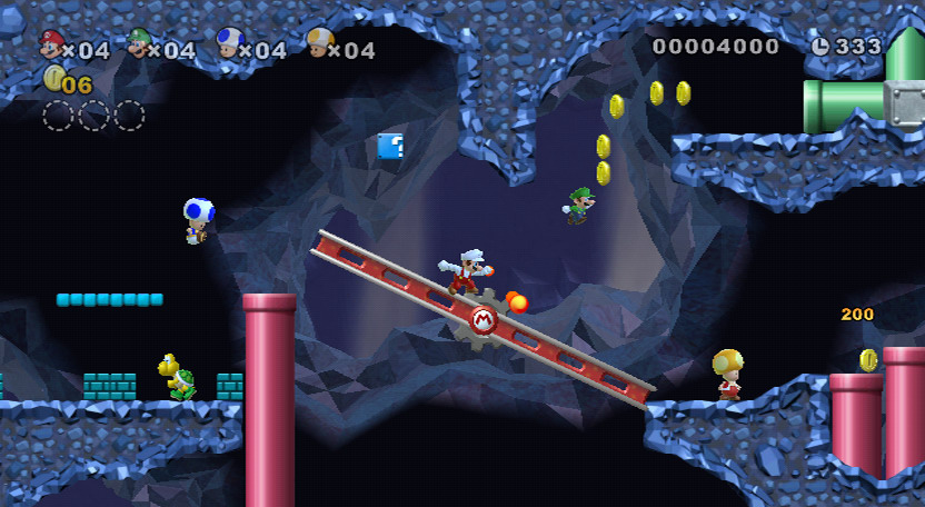 《新超級瑪利歐兄弟 Wii》12 月歡樂登場 融合經典玩法與同樂要素《New Super Mario Bros. Mii》 - 巴哈姆特