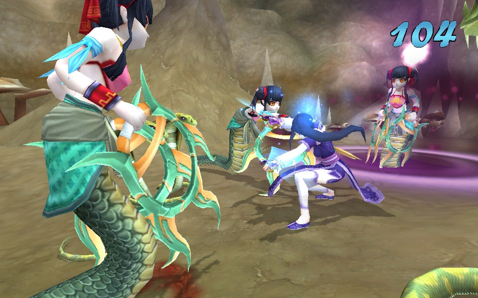 絢麗的戰鬥特效