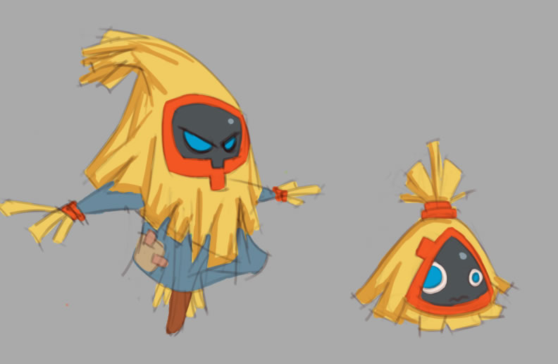 遊戲相關設定草稿圖片