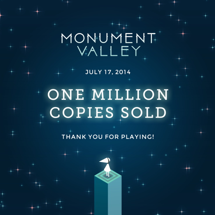 付費遊戲 紀念碑谷 售出100 萬套預定今年秋季追加全新關卡 Monument Valley 巴哈姆特