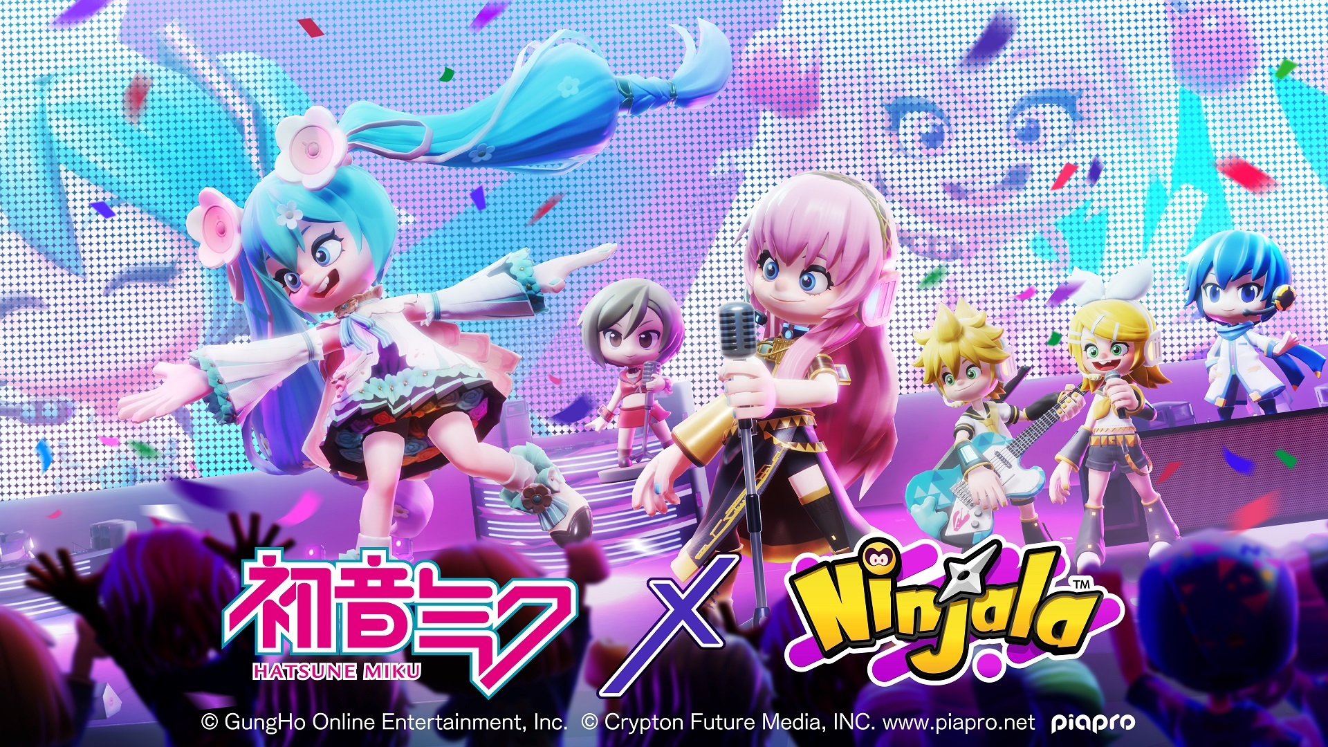 Ninjala 泡泡糖忍戰》第7 賽季將與虛擬歌手「初音未來」等人展開聯名