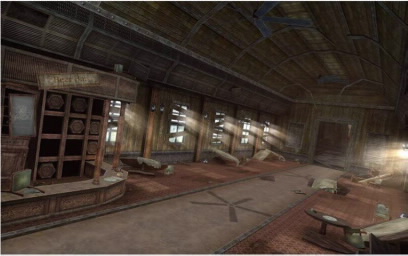 廢棄的火車內部