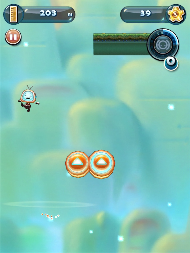 基本的向上彈力鈕