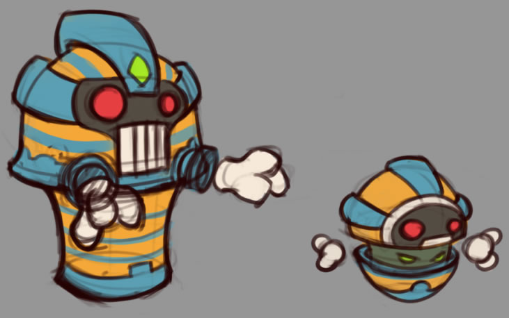 遊戲相關設定草稿圖片