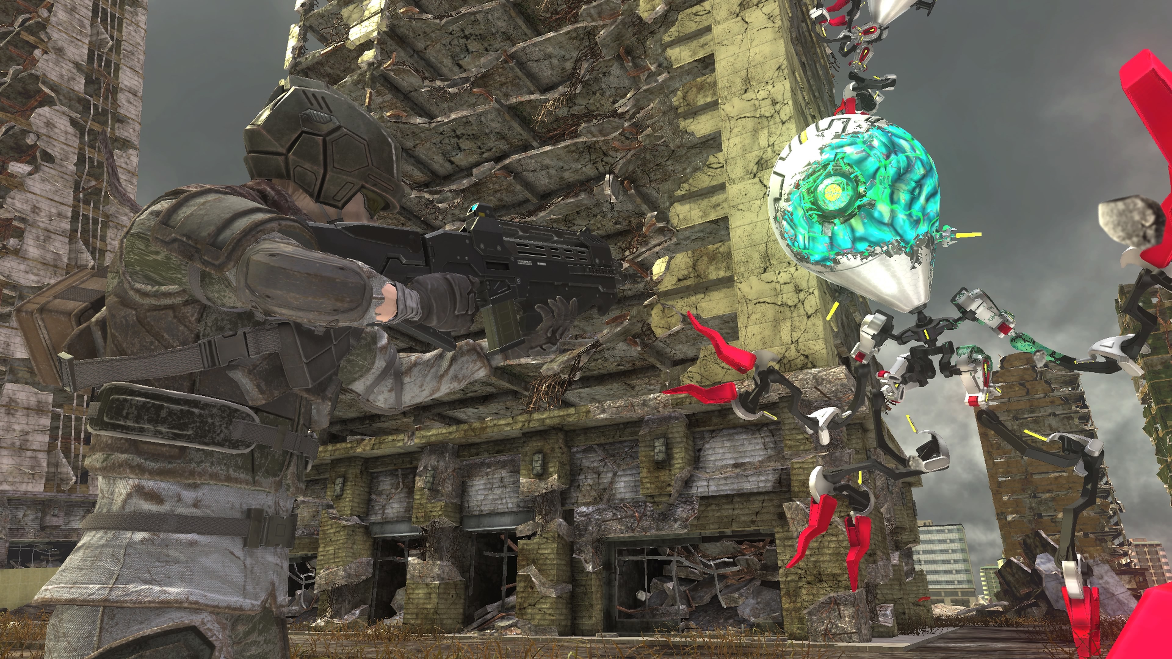 發動攻擊破壞裝甲之後,可以看到下面是有機物質 image