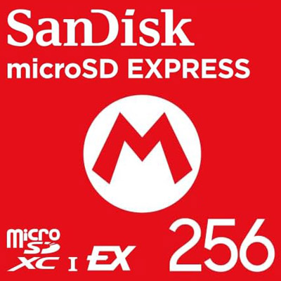 SanDisk NS2 專用 microSD Express 記憶卡（256GB）