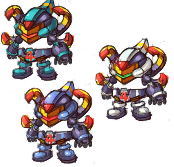 遊戲相關設定草稿圖片