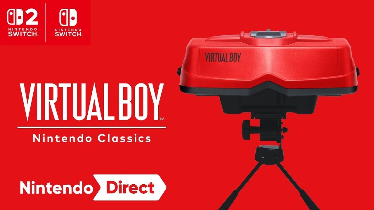 梦幻 3D 主机“Virtual Boy”加入 Nintendo Classic 阵容 将推出专属眼镜周边