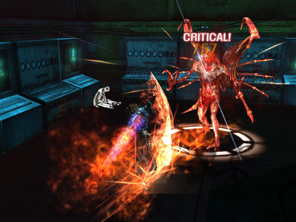 技能展現華麗的視覺效果