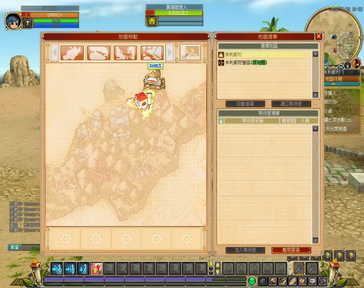 初期地圖沒幾個地方能去