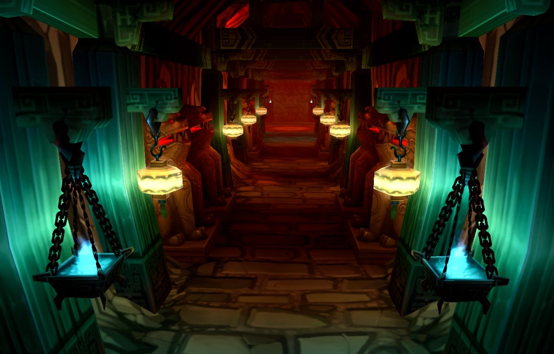 「混沌赤焰深淵」隨時會冒出熊熊火焰與兇猛怪物