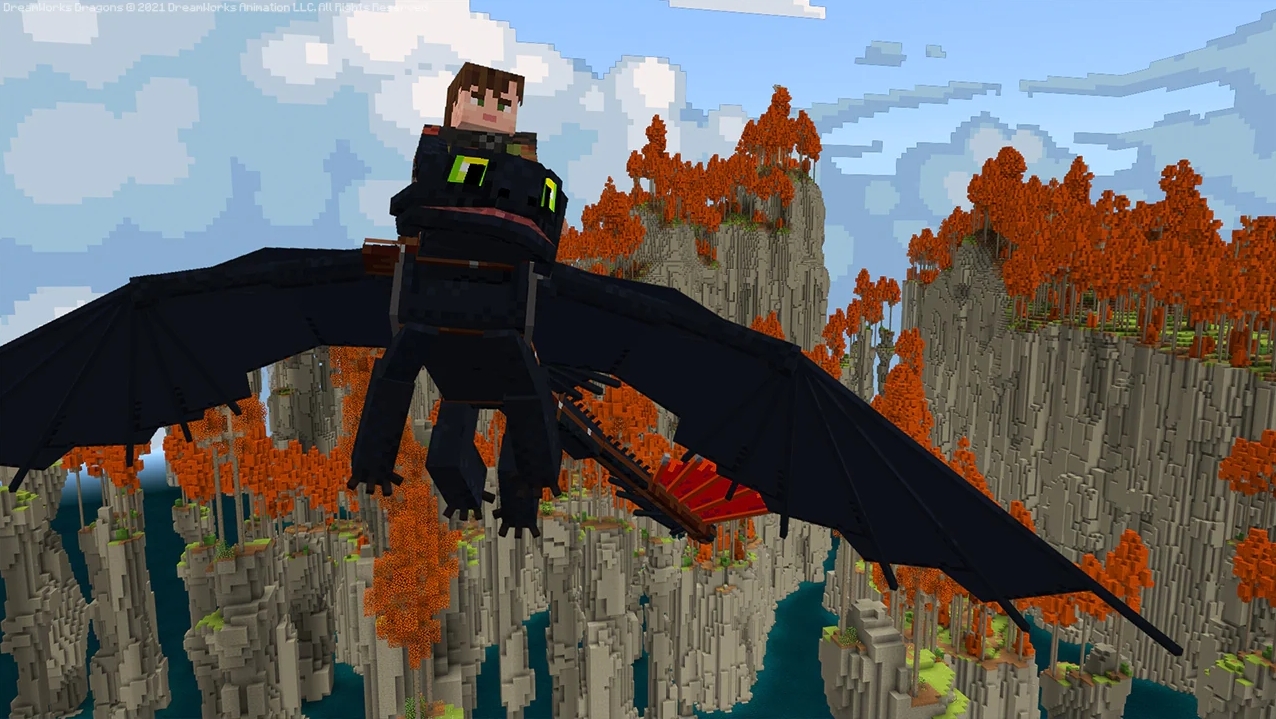 我的世界 新dlc 馴龍高手 即日上線博克島將以方塊世界亮相 Minecraft 巴哈姆特