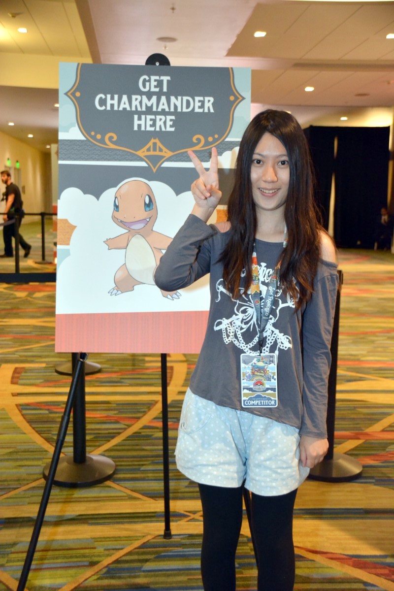 這次參加世界賽的唯一台灣女性選手「懶貓」也有參與第一天賽事，但是錯過合照，在此補上照片