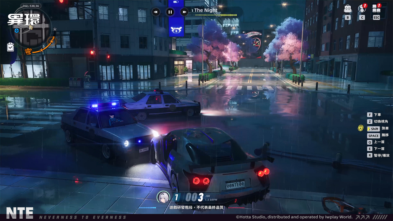NTE Neverness to Everness mobile car driving gameplay in Hethereau