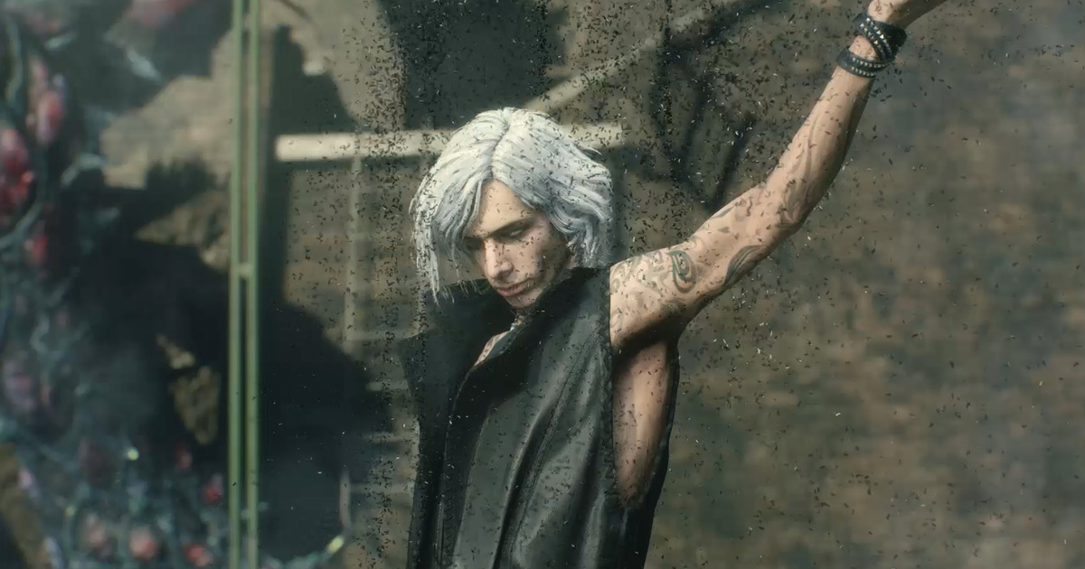 《恶魔猎人 5》神秘男子“V”宣传影片释出 一窥驱使魔兽战斗的独特玩法