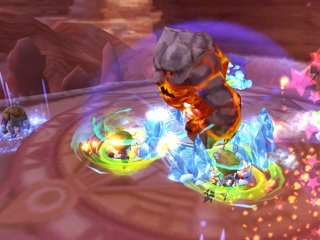 由於是10人副本,怪物的傷害力格外強大