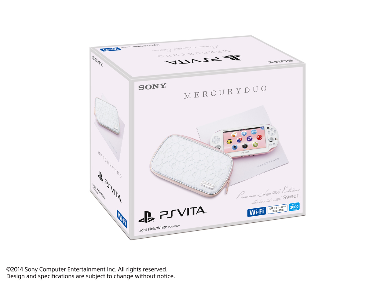 SCEJA 與女性時尚品牌MERCURYDUO 合作推出粉色版PS Vita 限定款式- 巴