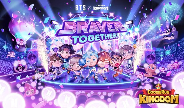 《薑餅人王國》x BTS 合作更新上線 新增合作限定演唱會主題任務節奏關卡與戰鬥關卡《COOKIE RUN: KINGDOM》