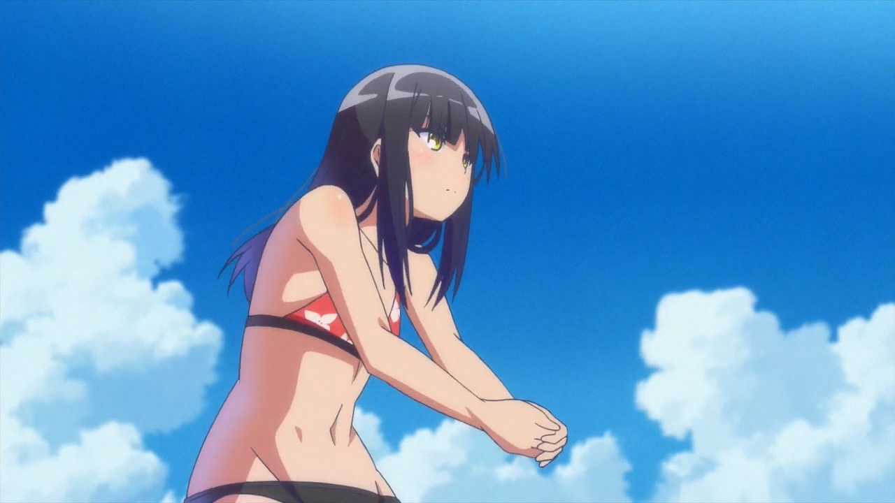 試片 遙的接球 芳文社體育競技作品穿著泳裝在沖繩的沙灘上跳躍奔馳 Harukana Receive 巴哈姆特