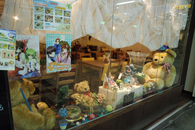 陽光庭園的櫥窗