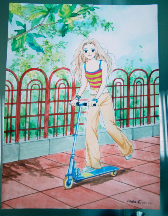 過去的彩圖作品