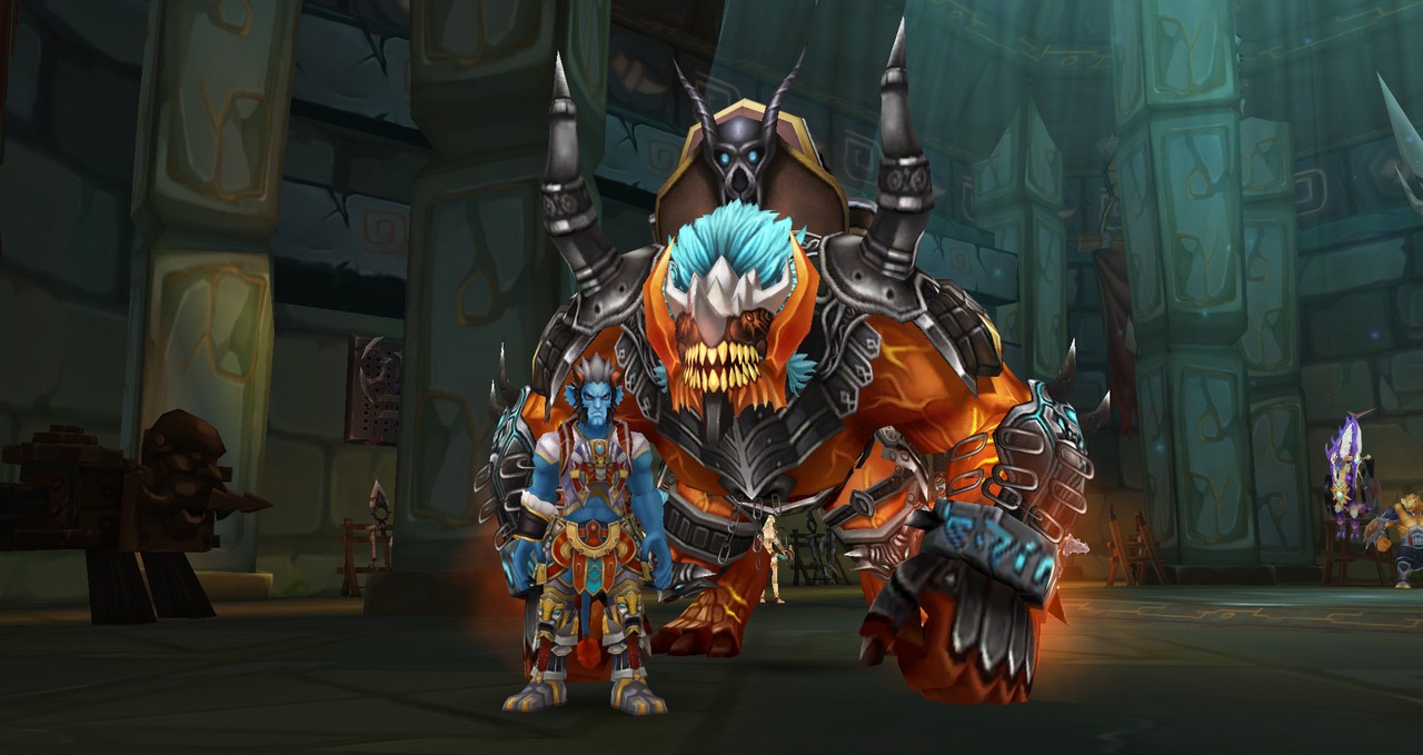 獸人與比蒙巨獸