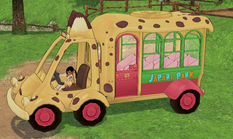 《新瑪奇》(左)Japari 巴士、(右)Japari 拖拉機 image